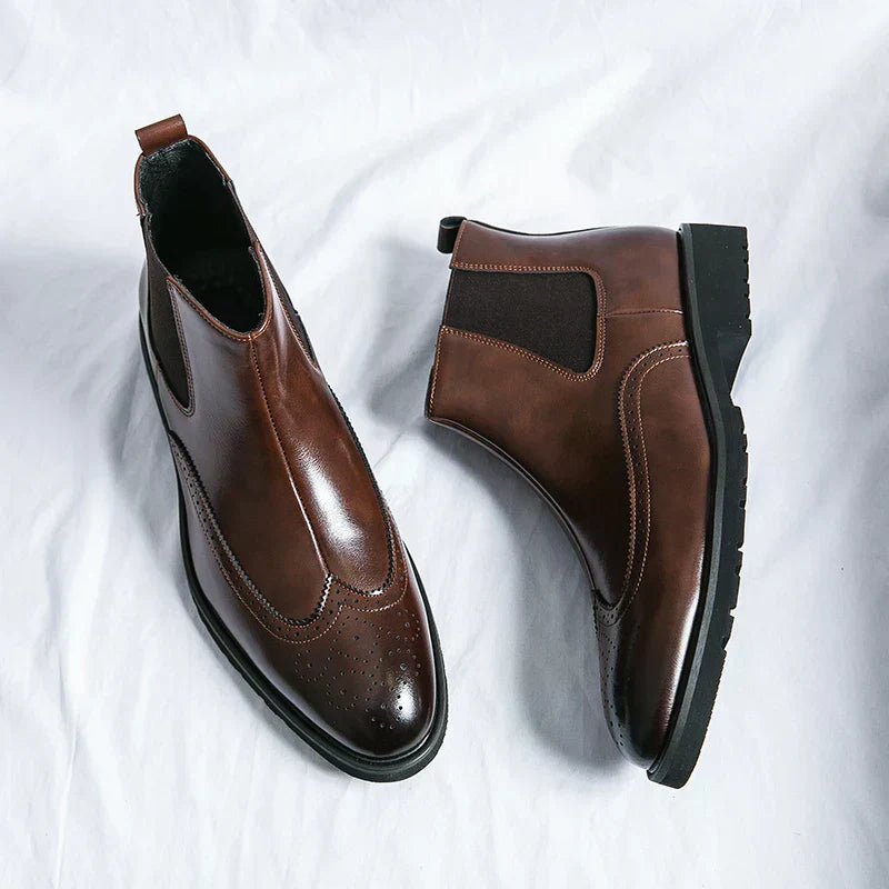 Dwight | Kunstläder Chelsea-Stiefel
